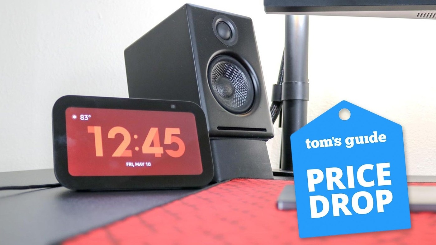 A Small Smart Display Can Fit Below the Main Monitor