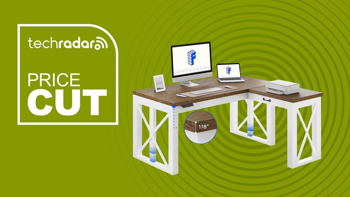 An L-Shaped Desk Can Separate Main Work From Reference Space