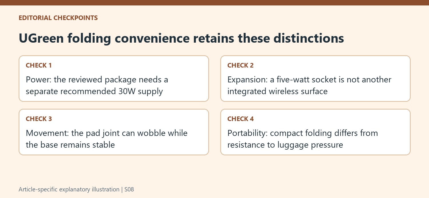 UGreen folding convenience retains these distinctions