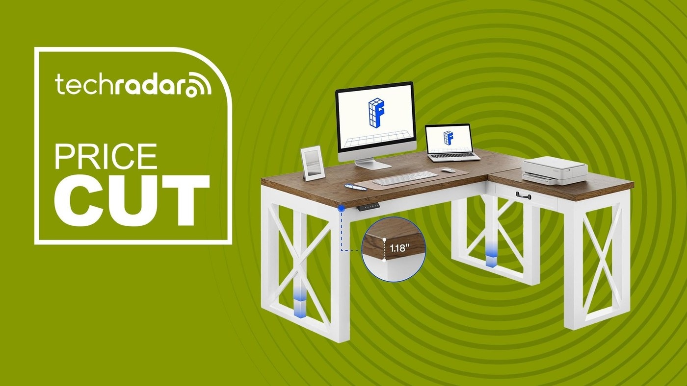 An L-Shaped Desk Can Separate Main Work From Reference Space