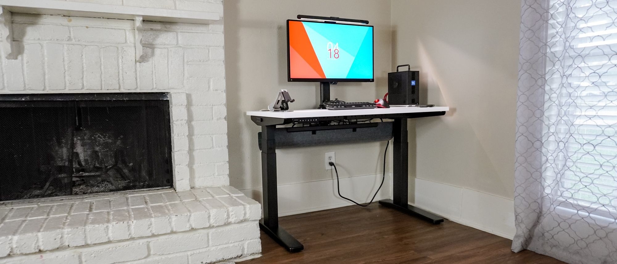 Move the Cable Tray Around the Monitor Mount