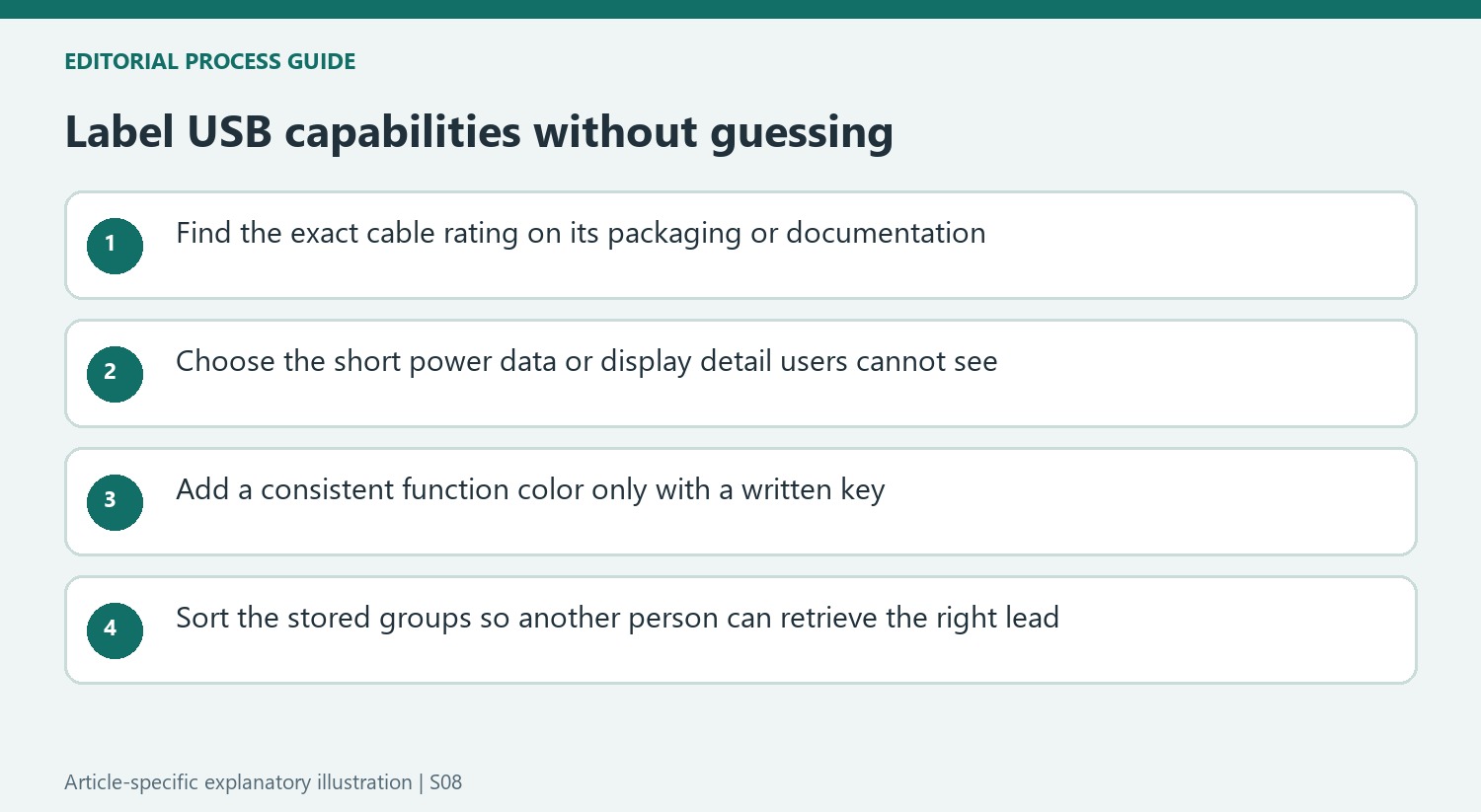 Label USB capabilities without guessing
