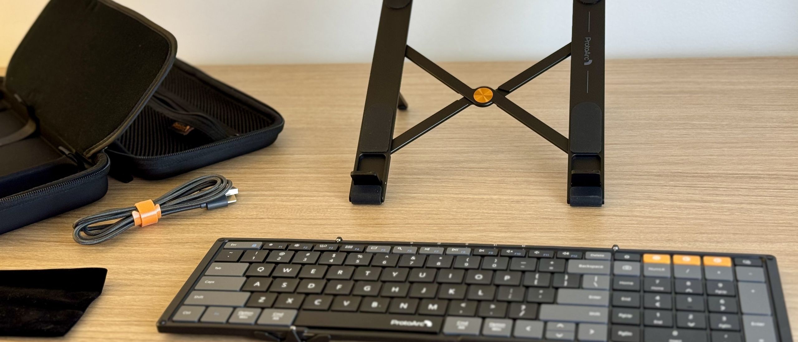 ProtoArc CaseUp Packs a Keyboard, Mouse and Stand Together