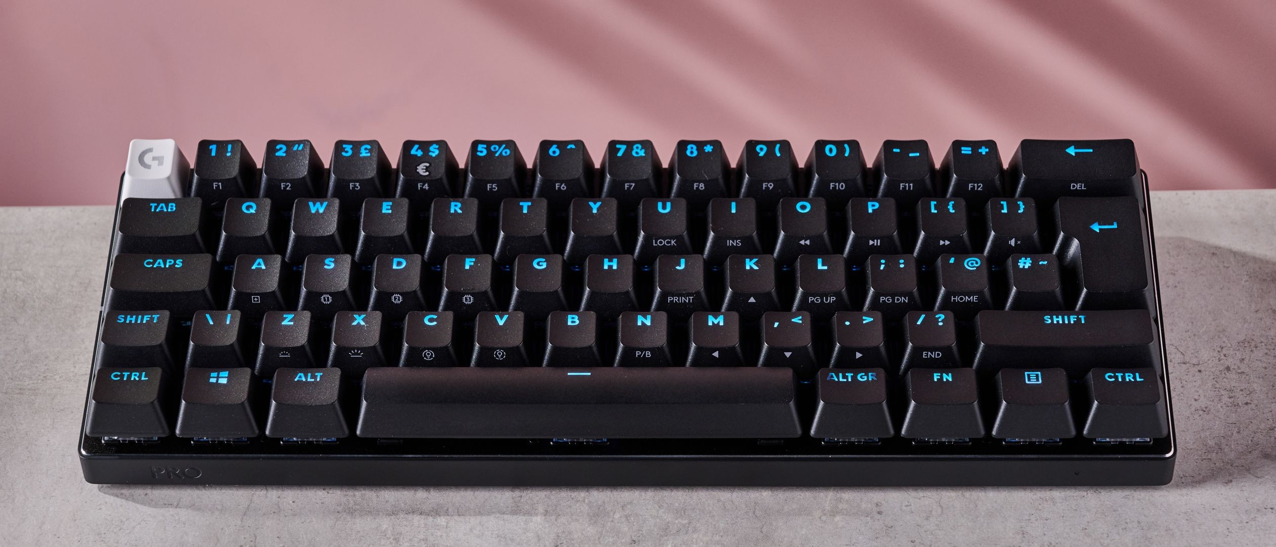 Logitech Pro X 60 Keeps a Volume Wheel Beside a Small Layout