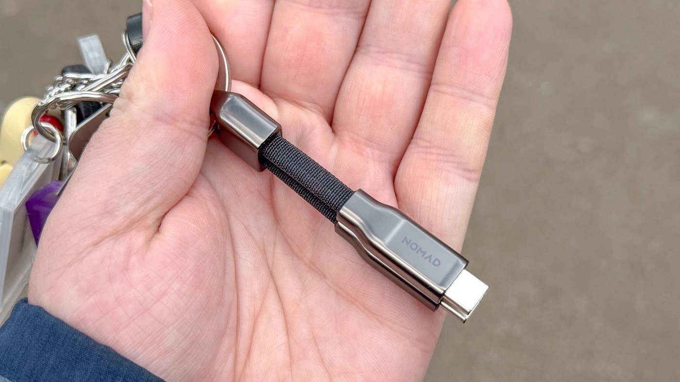 A Keychain Charging Cable Solves Packing Rather Than Desk Reach