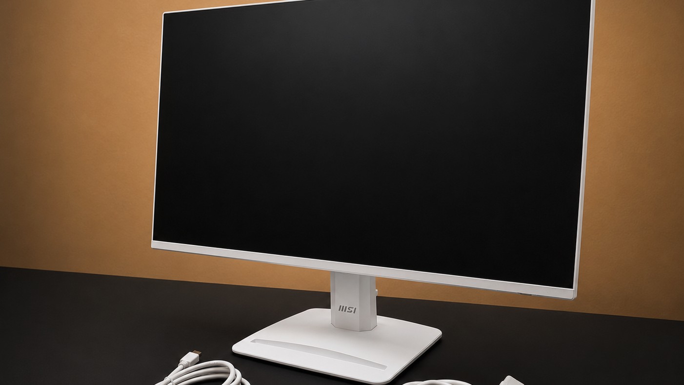 MSI MP243W E14's Tilt-Only Stand Sets a Clear Placement Limit